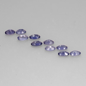Achetez naturel ct Violet Bleu Iolite gems, Coupe ovale, En provenance Madagascar chez GemSelect. En stock, livraison internationale!