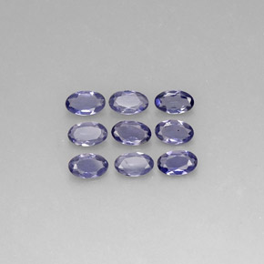 Achetez naturel ct Violet Bleu Iolite gems, Coupe ovale, En provenance Madagascar chez GemSelect. En stock, livraison internationale!