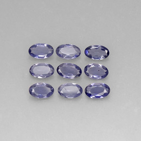 Achetez naturel ct Violet Bleu Iolite gems, Coupe ovale, En provenance Madagascar chez GemSelect. En stock, livraison internationale!