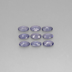 Achetez naturel ct Violet Bleu Iolite gems, Coupe ovale, En provenance Madagascar chez GemSelect. En stock, livraison internationale!