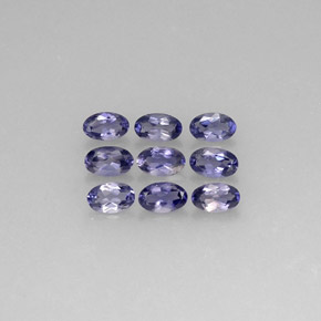Achetez naturel ct Violet Bleu Iolite gems, Coupe ovale, En provenance Madagascar chez GemSelect. En stock, livraison internationale!