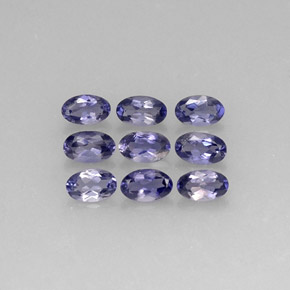 Achetez naturel ct Violet Bleu Iolite gems, Coupe ovale, En provenance Madagascar chez GemSelect. En stock, livraison internationale!