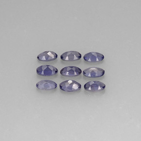 Achetez naturel ct Violet Bleu Iolite gems, Coupe ovale, En provenance Madagascar chez GemSelect. En stock, livraison internationale!
