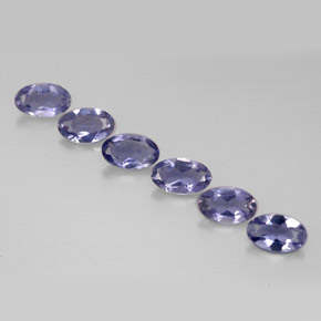 Achetez naturel ct bleue iolite gems, coupe ovale, en provenance madagascar chez gemselect. en stock, livraison internationale!