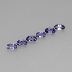 Achetez naturel ct Violet Bleu Iolite gems, Coupe ovale, En provenance Madagascar chez GemSelect. En stock, livraison internationale!