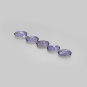 Achetez naturel ct Violet Bleu Iolite gems, Coupe ovale, En provenance Madagascar chez GemSelect. En stock, livraison internationale!