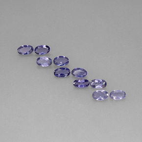 Achetez naturel ct Violet Bleu Iolite gems, Coupe ovale, En provenance Madagascar chez GemSelect. En stock, livraison internationale!