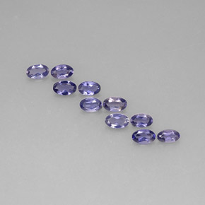 Achetez naturel ct Violet Bleu Iolite gems, Coupe ovale, En provenance Madagascar chez GemSelect. En stock, livraison internationale!