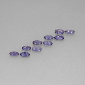 Achetez naturel ct Violet Bleu Iolite gems, Coupe ovale, En provenance Madagascar chez GemSelect. En stock, livraison internationale!