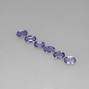 Achetez naturel ct bleue iolite gems, coupe ovale, en provenance madagascar chez gemselect. en stock, livraison internationale!