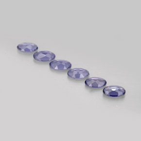 Achetez naturel ct Violet Bleu Iolite gems, Coupe ovale, En provenance Madagascar chez GemSelect. En stock, livraison internationale!