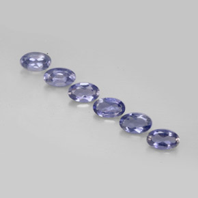 Achetez naturel ct Violet Bleu Iolite gems, Coupe ovale, En provenance Madagascar chez GemSelect. En stock, livraison internationale!