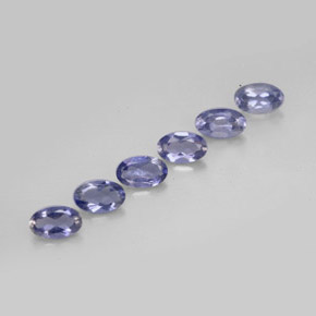 Achetez naturel ct Violet Bleu Iolite gems, Coupe ovale, En provenance Madagascar chez GemSelect. En stock, livraison internationale!