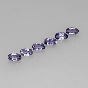 Achetez naturel ct Violet Bleu Iolite gems, Coupe ovale, En provenance Madagascar chez GemSelect. En stock, livraison internationale!