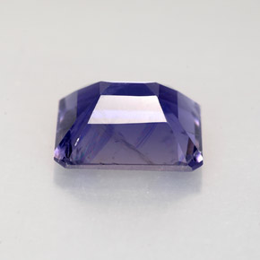 Iolite Violet Bleu naturelle Taille émeraude, 2.63 ct, VS-SI