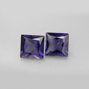 Achetez naturel ct bleue iolite gems, carré, en provenance madagascar chez gemselect. en stock, livraison internationale!
