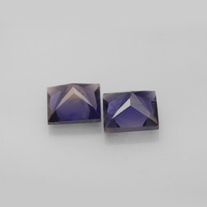 Achetez naturel ct bleue iolite gems, carré, en provenance madagascar chez gemselect. en stock, livraison internationale!