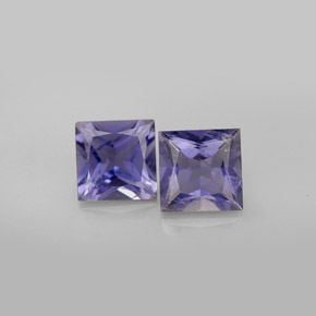 Achetez naturel ct bleue iolite gems, carré, en provenance madagascar chez gemselect. en stock, livraison internationale!