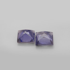 Achetez naturel ct bleue iolite gems, carré, en provenance madagascar chez gemselect. en stock, livraison internationale!
