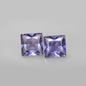 Achetez naturel ct Violet Bleu Iolite gems, Carré, En provenance Madagascar chez GemSelect. En stock, livraison internationale!