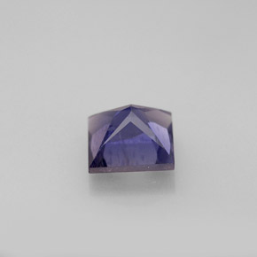 Iolite bleue naturelle carré, 1,11 ct, VS
