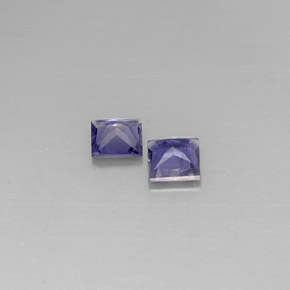 Achetez naturel ct Violet Bleu Iolite gems, Carré, En provenance Madagascar chez GemSelect. En stock, livraison internationale!