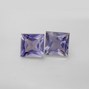 Achetez naturel ct Violet Bleu Iolite gems, Carré, En provenance Madagascar chez GemSelect. En stock, livraison internationale!