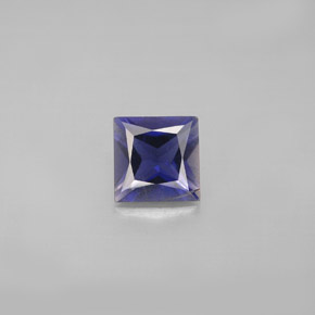 Iolite Violet Bleu naturelle Carré, 0.79 ct, VS