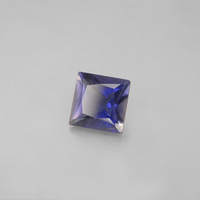 Iolite Violet Bleu naturelle Carré, 0.79 ct, VS