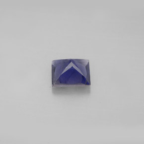 Iolite Violet Bleu naturelle Carré, 0.79 ct, VS