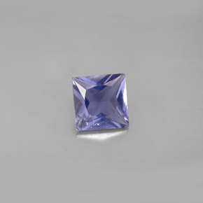 Iolite Violet Bleu naturelle Carré, 0.79 ct, VS