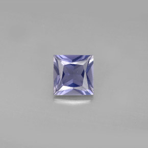 Iolite Violet Bleu naturelle Carré, 0.94 ct, VS