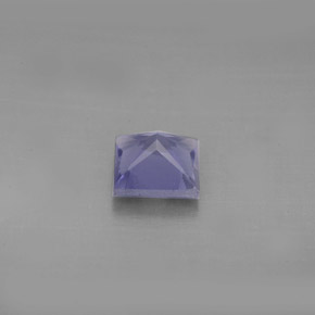Iolite bleue naturelle carré, 0,88 ct, VS