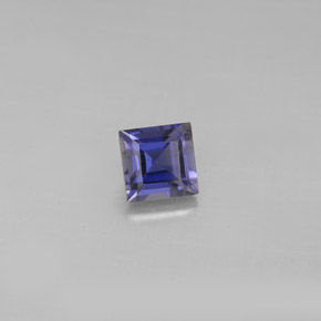 Iolite Violet Bleu naturelle Carré, 0.69 ct, VS