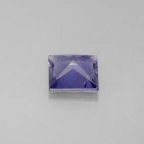 Iolite bleue naturelle carré, 0,78 ct, VS