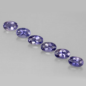 Achetez naturel ct Violet Bleu Iolite gems, Coupe ovale, En provenance Madagascar chez GemSelect. En stock, livraison internationale!