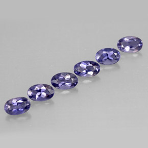 Achetez naturel ct Violet Bleu Iolite gems, Coupe ovale, En provenance Madagascar chez GemSelect. En stock, livraison internationale!