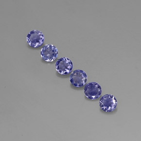 Achetez naturel ct bleue iolite gems, coupe roude, en provenance madagascar chez gemselect. en stock, livraison internationale!