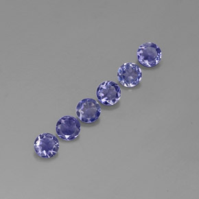 Achetez naturel ct bleue iolite gems, coupe roude, en provenance madagascar chez gemselect. en stock, livraison internationale!