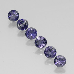 Achetez naturel ct bleue iolite gems, coupe roude, en provenance madagascar chez gemselect. en stock, livraison internationale!