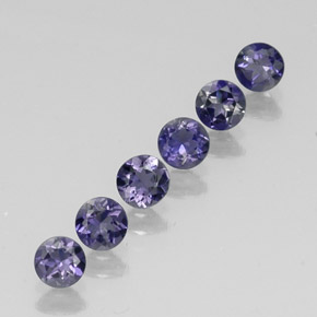 Achetez naturel ct bleue iolite gems, coupe roude, en provenance madagascar chez gemselect. en stock, livraison internationale!