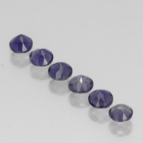 Achetez naturel ct bleue iolite gems, coupe roude, en provenance madagascar chez gemselect. en stock, livraison internationale!
