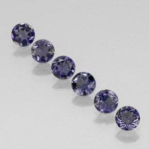 Achetez naturel ct bleue iolite gems, coupe roude, en provenance madagascar chez gemselect. en stock, livraison internationale!