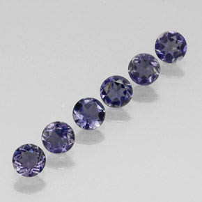 Achetez naturel ct bleue iolite gems, coupe roude, en provenance madagascar chez gemselect. en stock, livraison internationale!