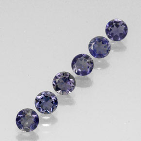 Achetez naturel ct bleue iolite gems, coupe roude, en provenance madagascar chez gemselect. en stock, livraison internationale!