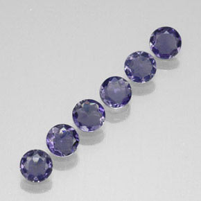 Achetez naturel ct bleue iolite gems, coupe roude, en provenance madagascar chez gemselect. en stock, livraison internationale!