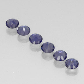 Achetez naturel ct bleue iolite gems, coupe roude, en provenance madagascar chez gemselect. en stock, livraison internationale!