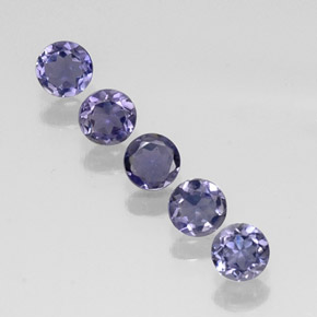 Achetez naturel ct bleue iolite gems, coupe roude, en provenance madagascar chez gemselect. en stock, livraison internationale!