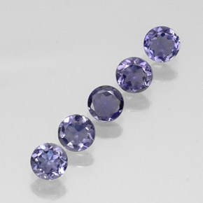 Achetez naturel ct bleue iolite gems, coupe roude, en provenance madagascar chez gemselect. en stock, livraison internationale!