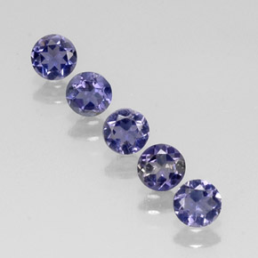 Achetez naturel ct bleue iolite gems, coupe roude, en provenance madagascar chez gemselect. en stock, livraison internationale!